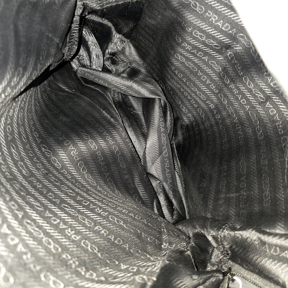 Source Unknown Prada Black Nylon Backpack - image 6